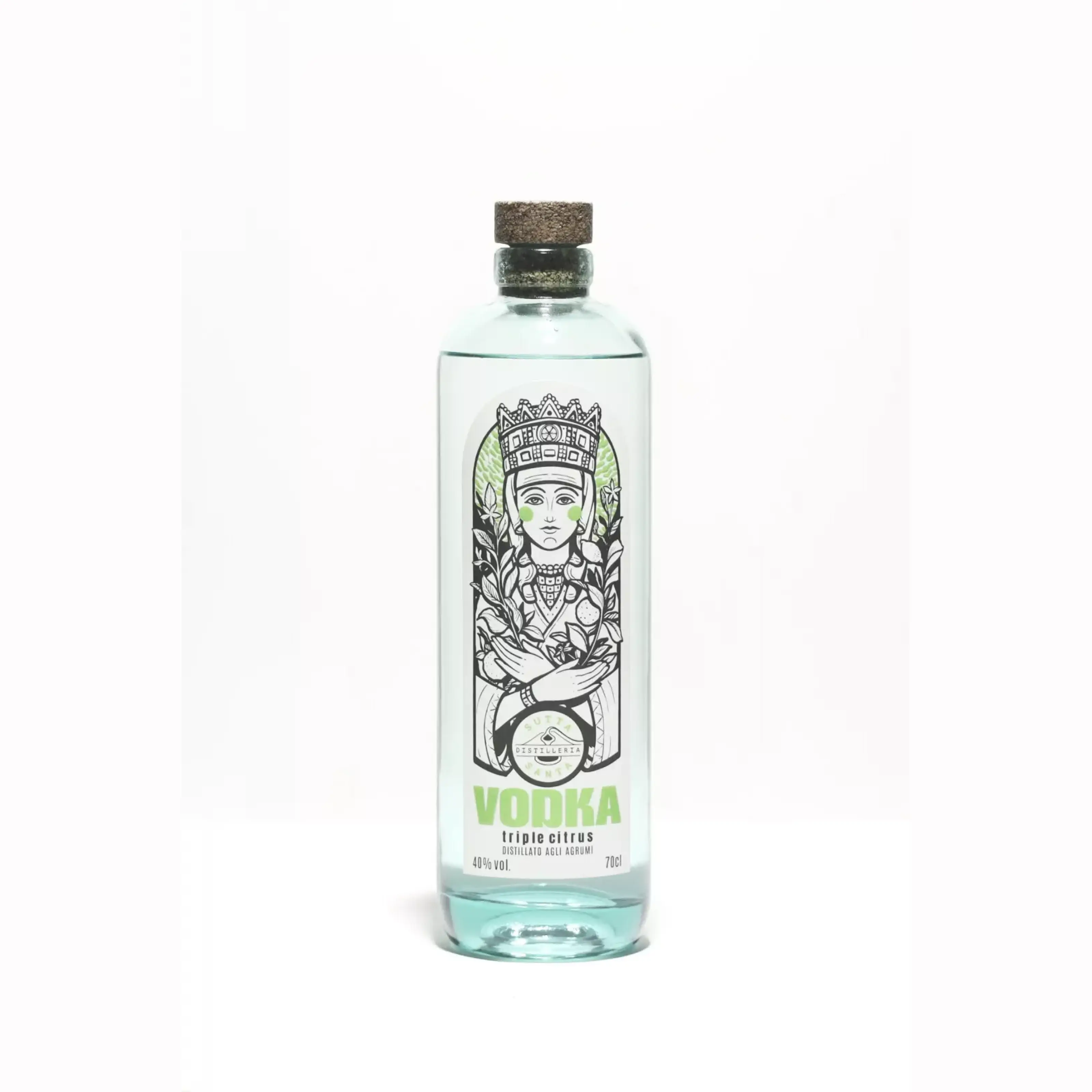 Immagine prodotto di Distilleria Suttasanta 'VODKA TRIPLE CITRUS' vincente il 'The Business Spirits - Global Vodka Master' - medaglia d'argento 2026